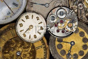 3763919-seven-antique-watches-two-of-them-with-view-on-the-inside