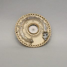 Ivory Circular Compass