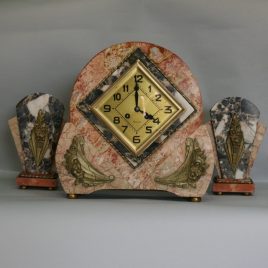 French Marble mantel Clock