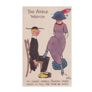 Women & Clocks Postcard