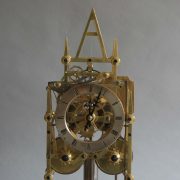 Twin Fusee Striking Skeleton Clock