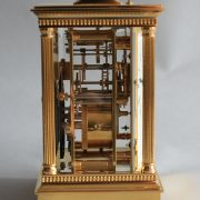 Gilded carriage clock