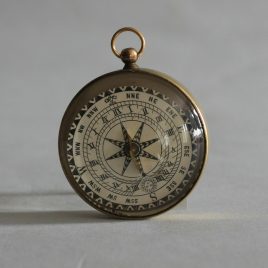 Victorian Brass cased Pocket Sundial