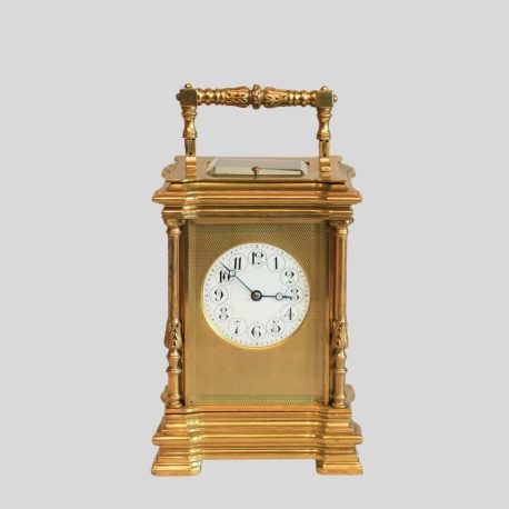 GWPC75 Antique French Striking Repeat Carriage Clock (5)