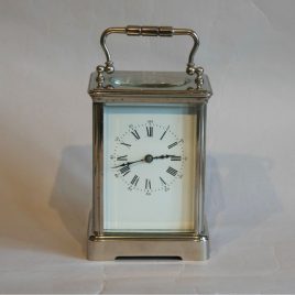 Antique French Chromium Plated Timepiece