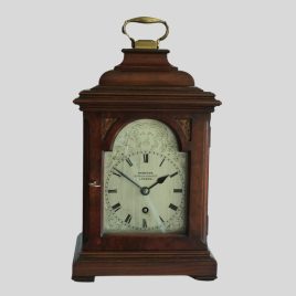 "Antique Fusee Mahogany clock"