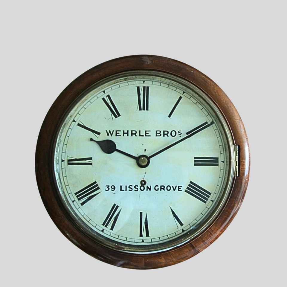 Vintage 8 Day Dial Clock