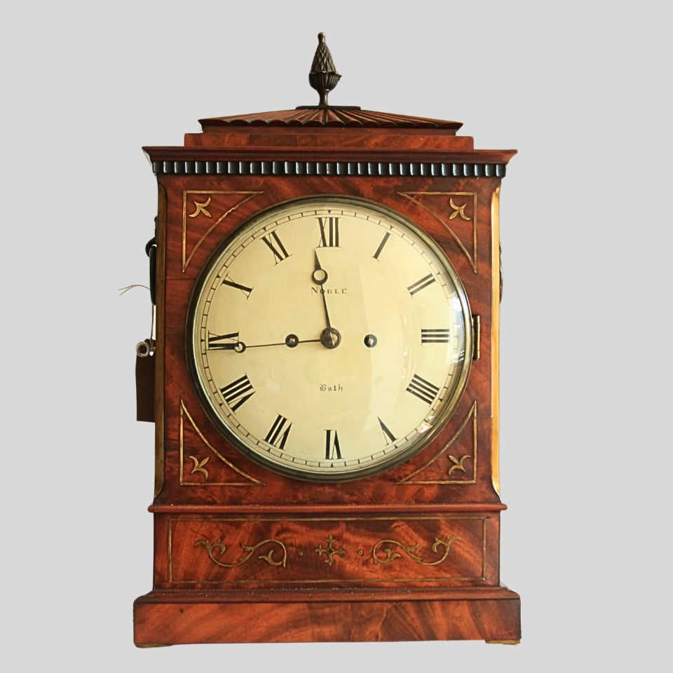 Antique Twin Fusee Bracket Clock